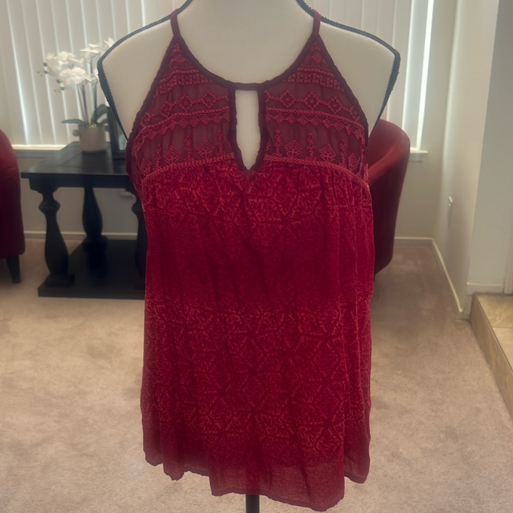 Lucky brand flowy shirt size M. No tags